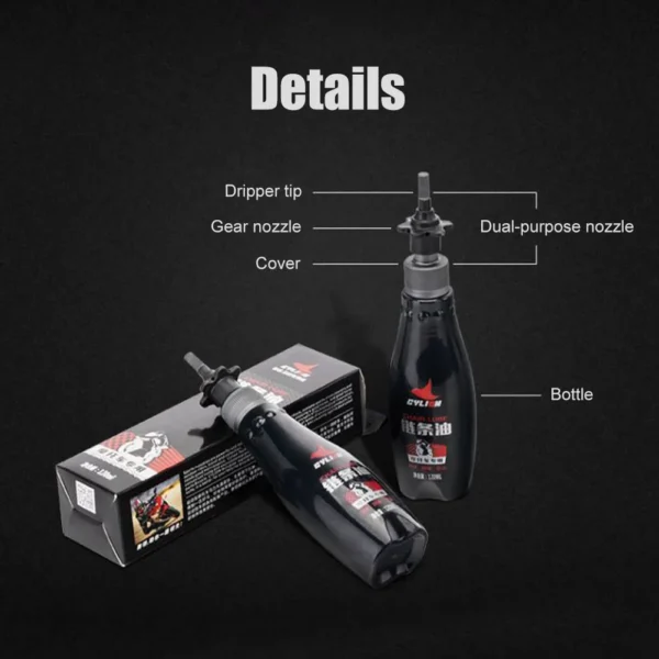 120ML Motorcycle Chain Lube Oil for Bicycle Motorcycle Chain Maintenance Lubricator / Noise Reduction/Dust Prevention Gear Oils 6