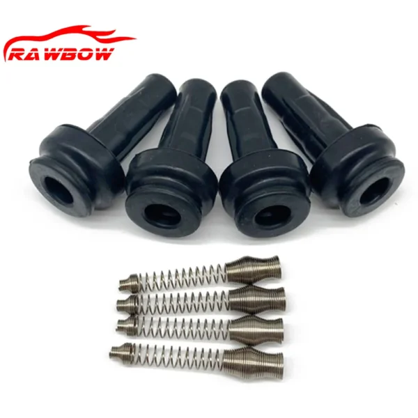 4PCS 96358648 96358649 9635864980 Ignition Coil Silica Gel Kit For C itroen Start P eugeot 206 1.1L 1.4L 1.6L 1