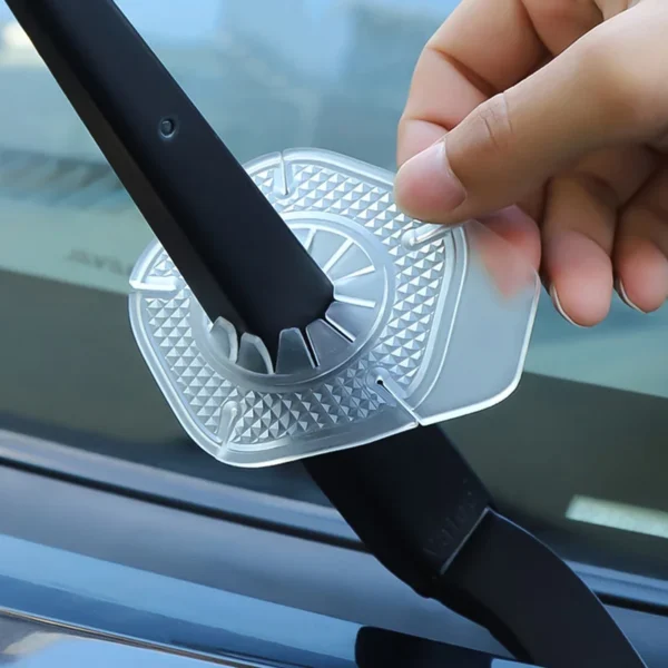 2pcs Car Windshield Wiper Protective Covers Debris Leaves Protection Dustproof Sleeve Car Wiper Hole Cover Accessories 2