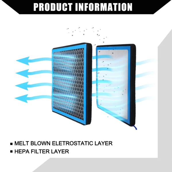 X Autohaux Car Cabin Air Filter with Activated Carbon Parts 80292SDA407 for ACURA for Honda Accord Civic 2003-2020 Accessories 5