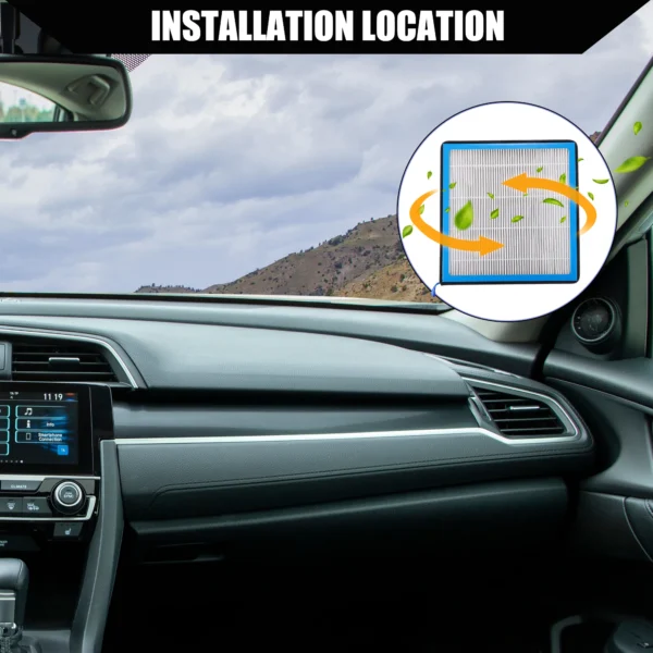 X Autohaux Car Cabin Air Filter with Activated Carbon Parts 80292SDA407 for ACURA for Honda Accord Civic 2003-2020 Accessories 2