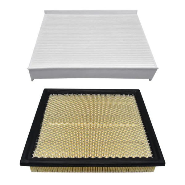 2Pcs Filter Set For FORD F-150 Raptor XIV 3.5T 2022/ XIII 3.3L 2015/ Expedition 3.5 2017-2021 Engine Cabin Fresh Air Oil Filte 6