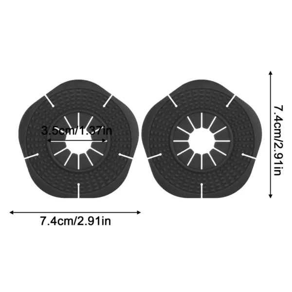 2PCS Durable Car Windshield Wiper Hole Protective Cover Wiper Dustproof Protection Bottom Sleeve Leaves Debris Prevention Cover 6