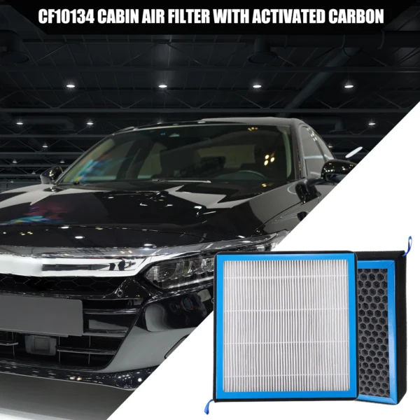 X Autohaux Car Cabin Air Filter with Activated Carbon Parts 80292SDA407 for ACURA for Honda Accord Civic 2003-2020 Accessories 3