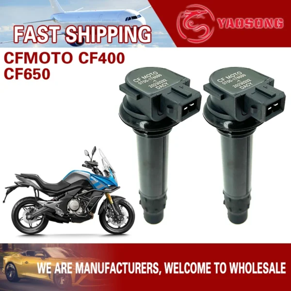 2PCS CF650 Original Ignition coil FOR CFMOTO 0700-178000 CF400 650NK CF650 400GT CF500 650MT CF700 MORINI X CAPE 650 1